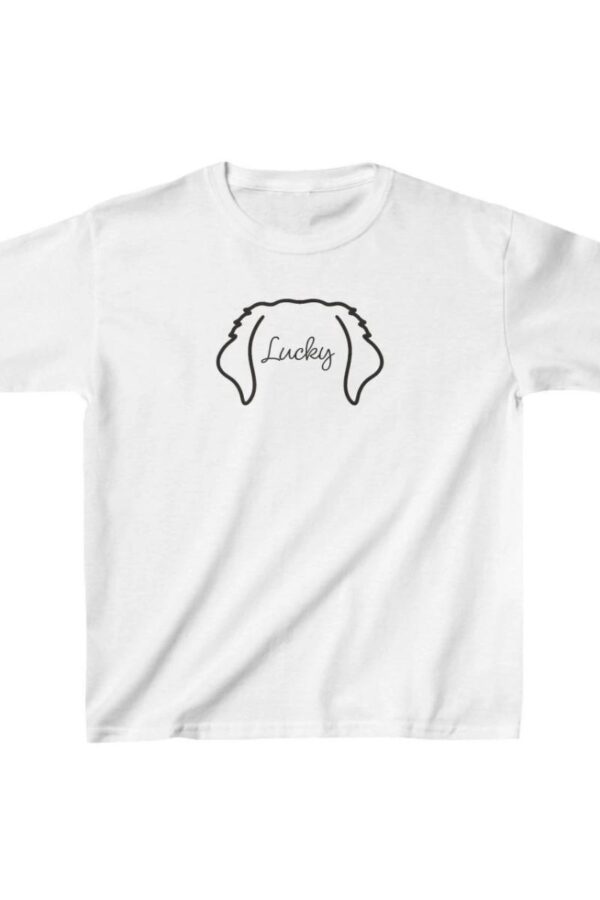 Unisex Çocuk Baskılı T-Shirt - Beyaz