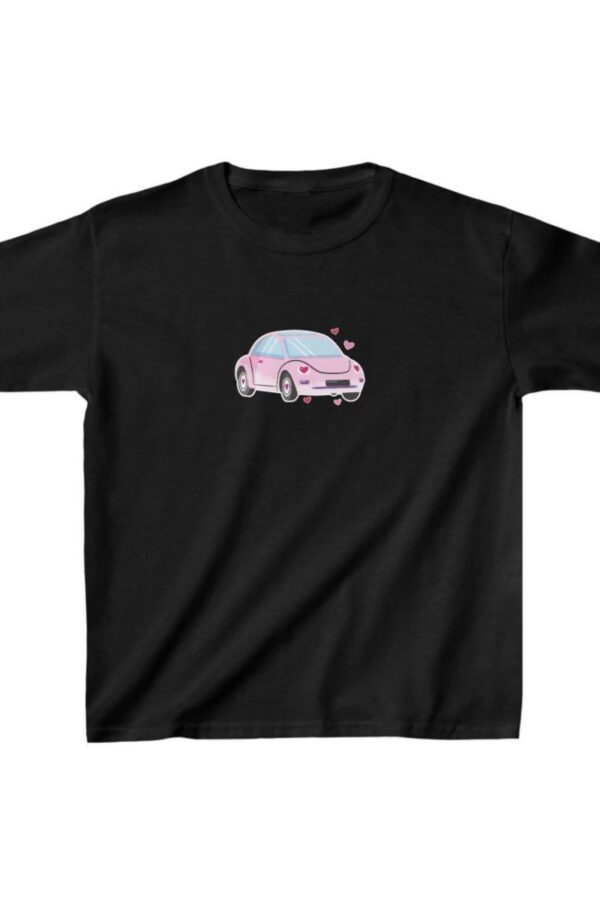 Unisex Çocuk Baskılı T-Shirt - Siyah