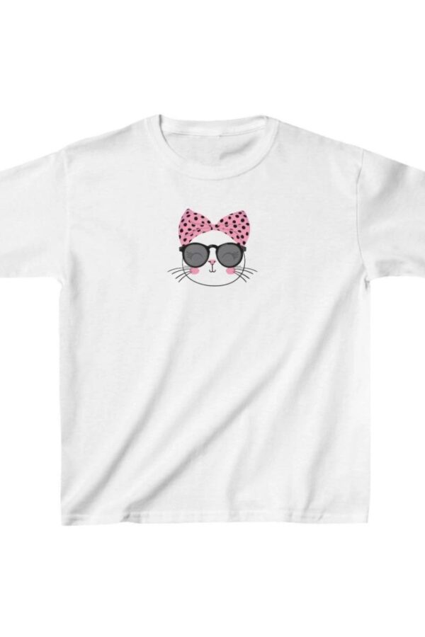 Unisex Çocuk Baskılı T-Shirt - Beyaz