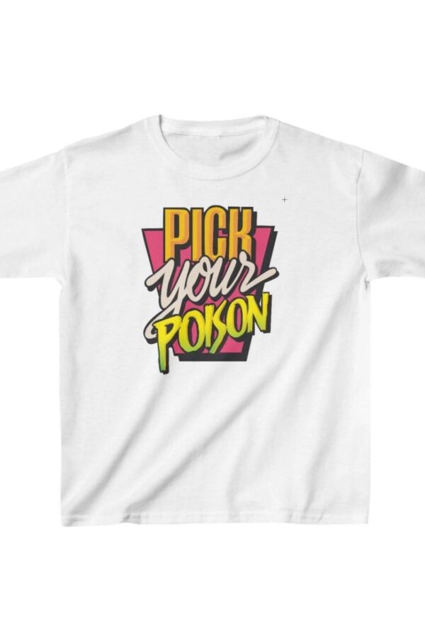 Unisex Çocuk Baskılı T-Shirt - Beyaz