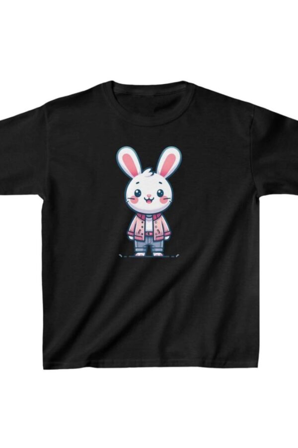 Unisex Çocuk Baskılı T-Shirt - Siyah