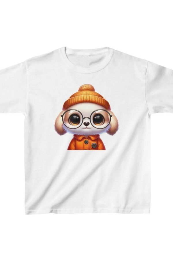 Unisex Çocuk Baskılı T-Shirt - Beyaz