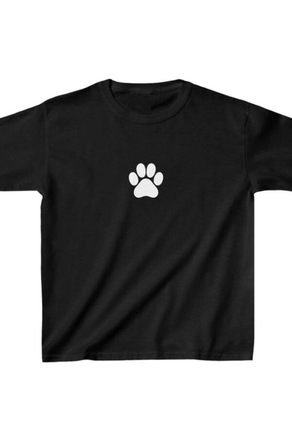 Unisex Çocuk Baskılı T-Shirt - Siyah