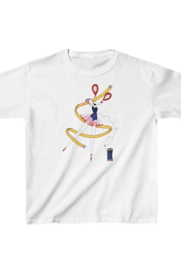 Unisex Çocuk Baskılı T-Shirt - Beyaz
