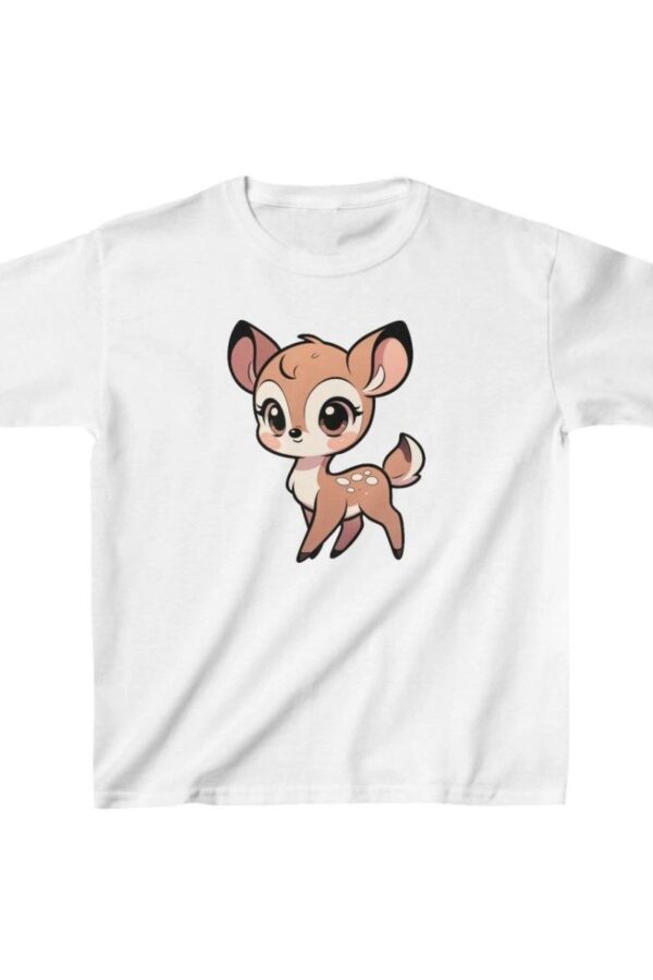 Unisex Çocuk Baskılı T-Shirt - Beyaz