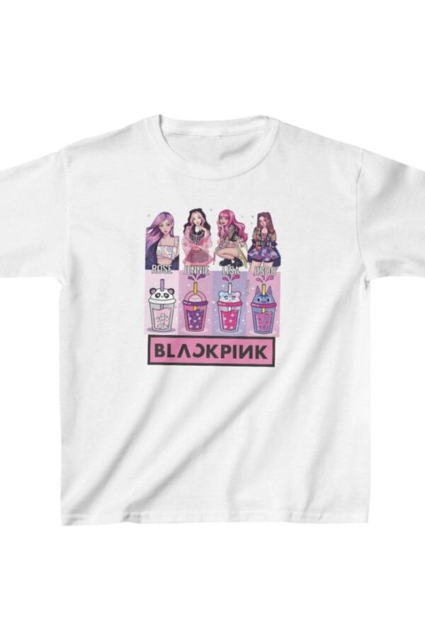 Unisex Çocuk Baskılı T-Shirt - Beyaz