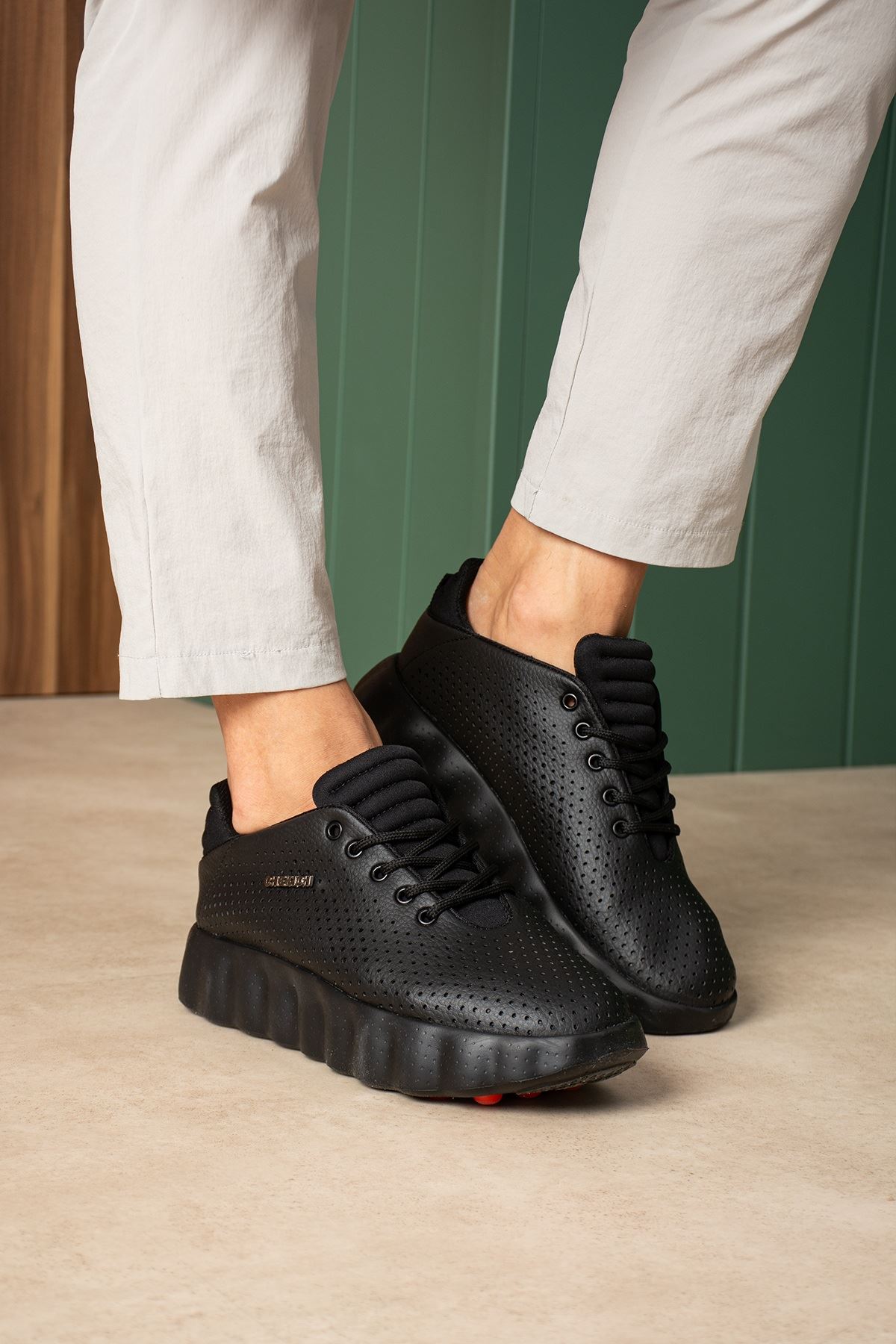 CH2631 - Easy Walk Erkek Ayakkabı DOLARA SIYAH - Görsel 5