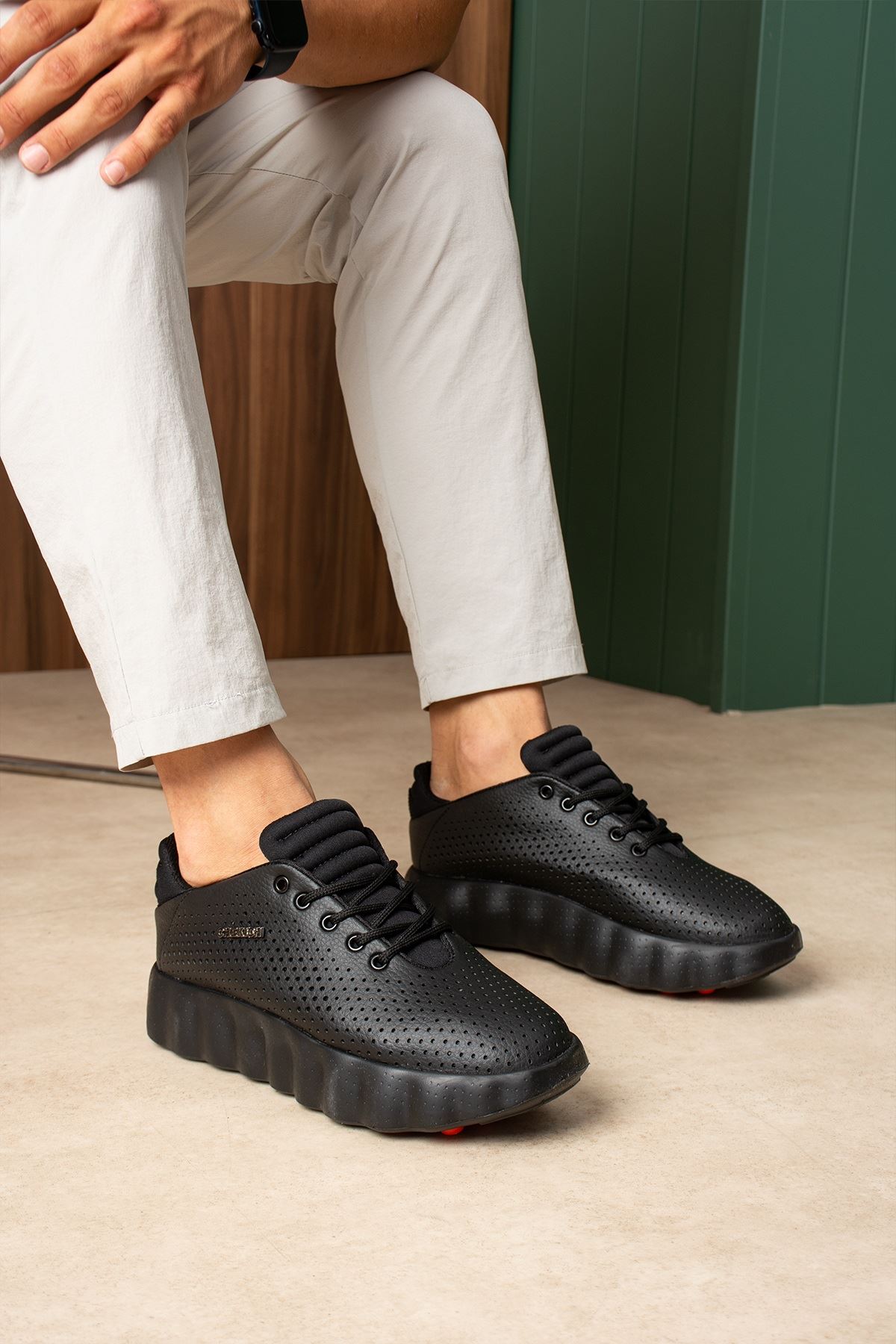 CH2631 - Easy Walk Erkek Ayakkabı DOLARA SIYAH - Görsel 2