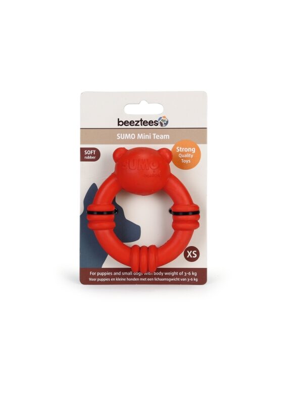 Sumo Mını Dental Oyuncak Kırmızı 9,5x10 cm