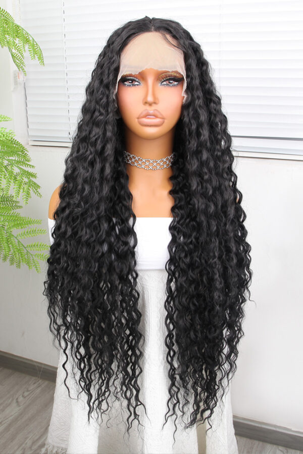 Afro Daa Siyah Fiber Sen Tül Peruk
