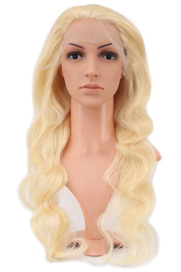 Gerçek Front Lace Daalı Platin Tül Peruk / 70/75cm