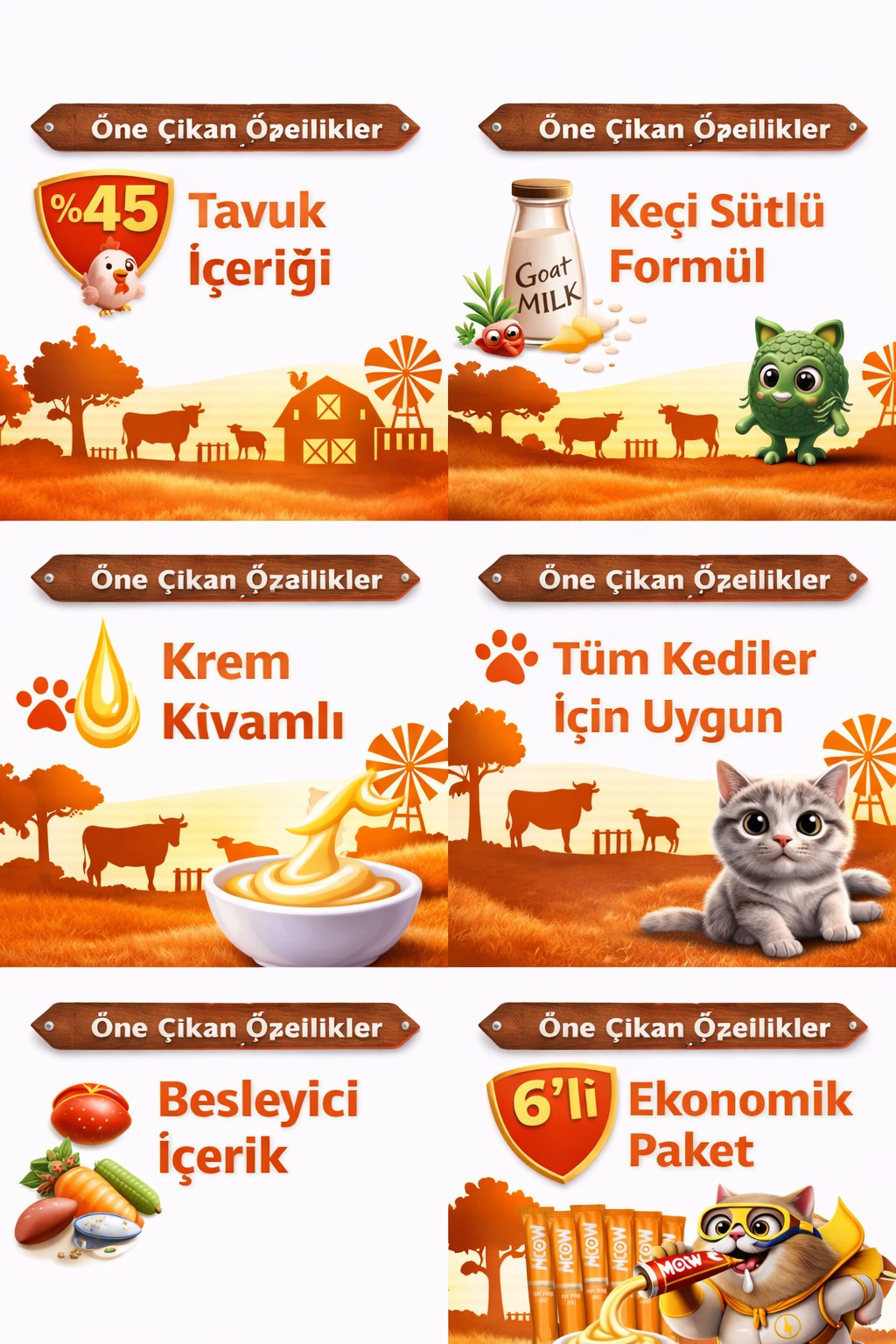 Tuklu Kedi Naneli Keçi Sütlü Kedi a Ödülü 6x12g - Görsel 2