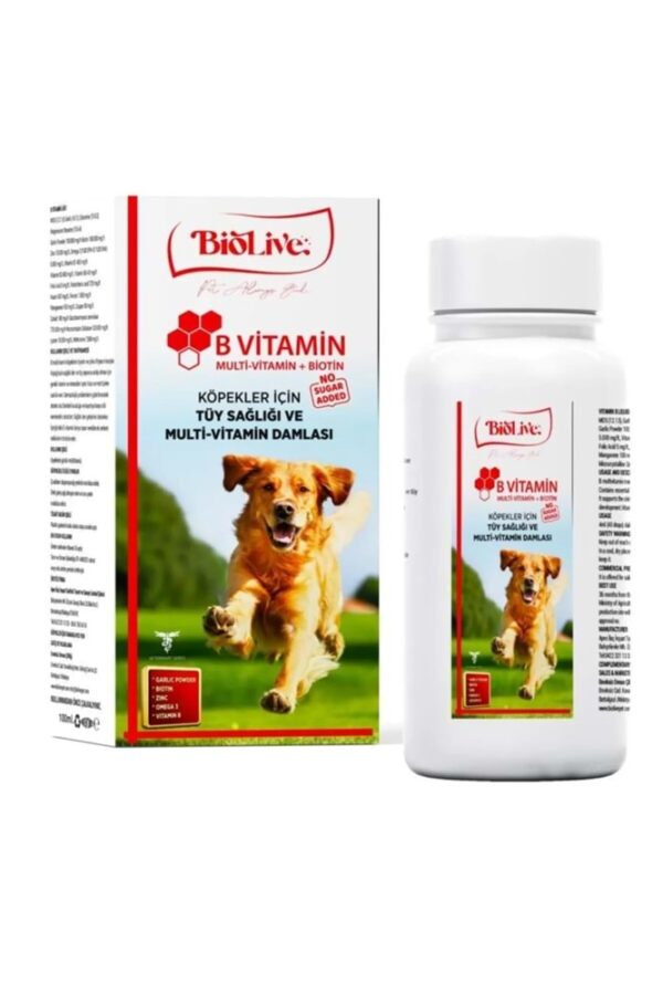 Biolive Köpekler İçin B min+Multimin  Sağlığı Likit min 100ml
