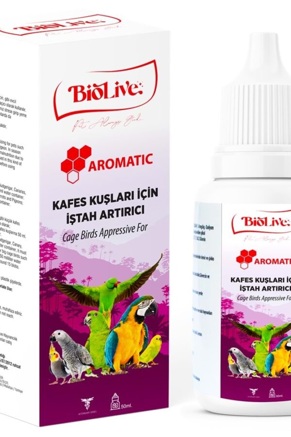 Biolive Aromatic Kuşlar İçin Mineral İstah Açıcı min 50ml