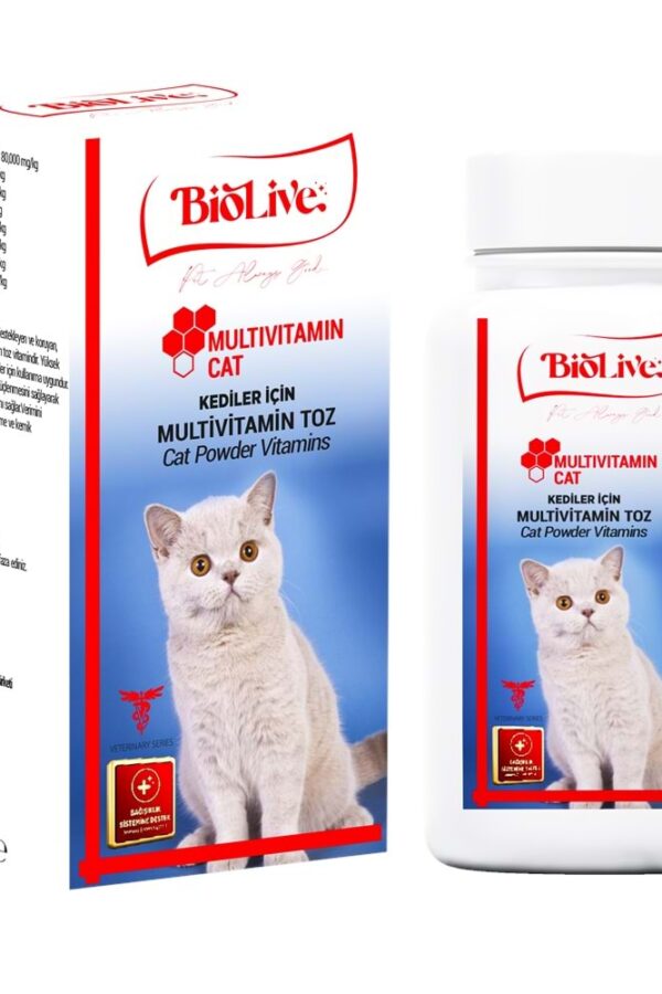 Biolive Kediler İçin Multimin Toz min 100gr