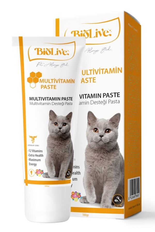 Biolive Kediler İçin Multimin Paste 100gr