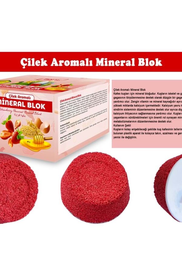 BİOLİVE Çilek Aromalı Mineral Blok