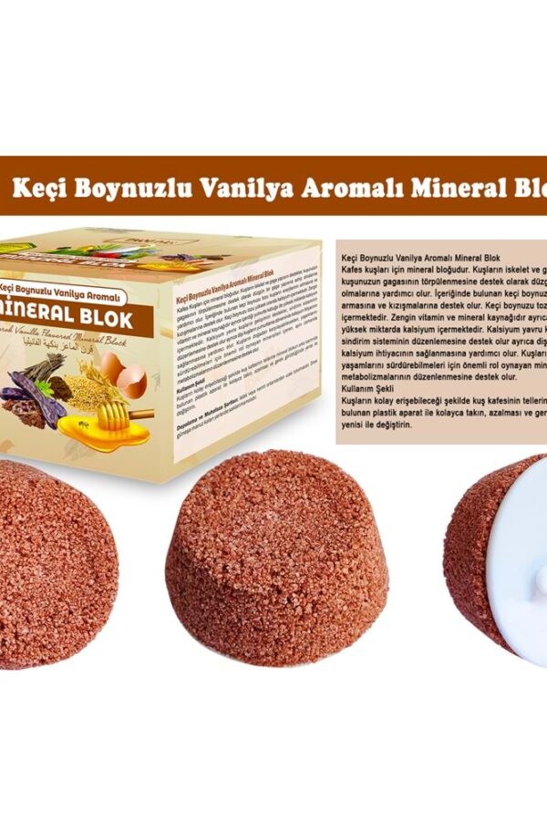 BİOLİVE Keçiboynuzlu Vanilya Aromalı Mineral Blok