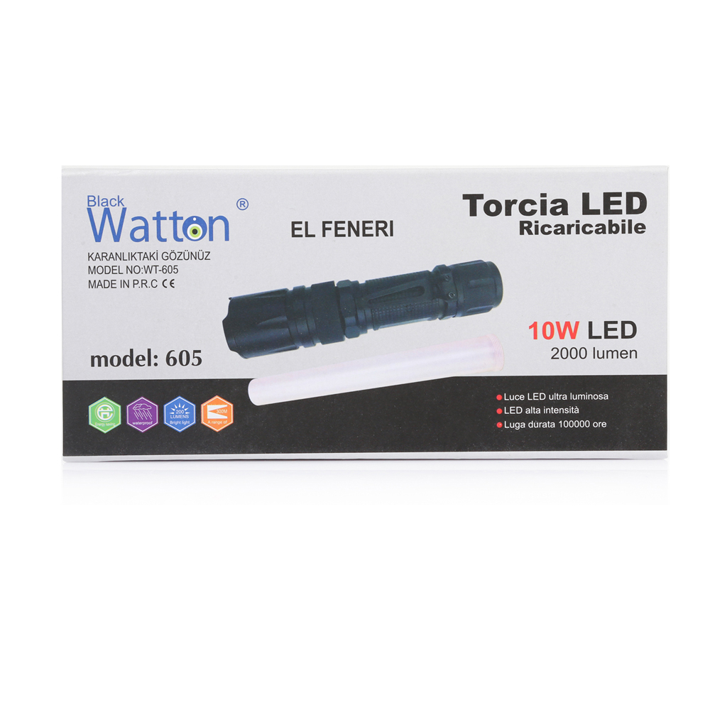10W 2000 Lümen 4 Renk Güçlü Wt-605 - Görsel 4
