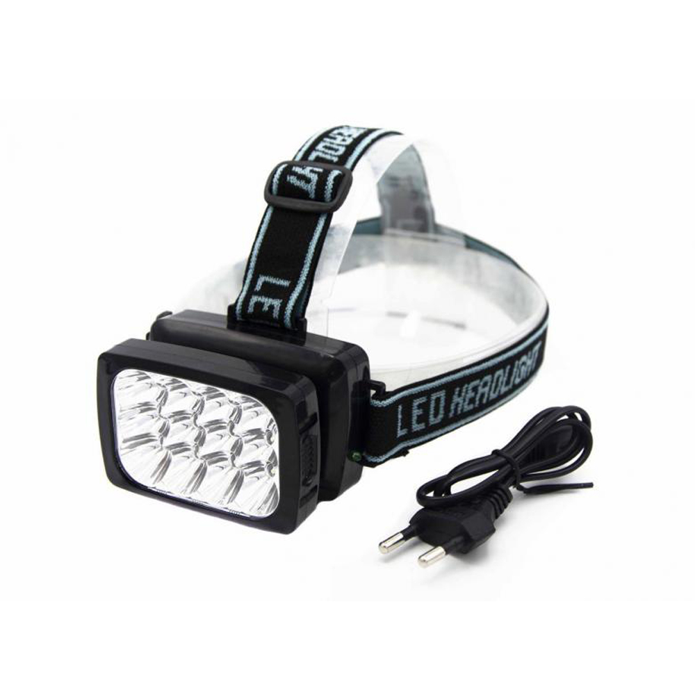 12 Ledli Güçlü Şarjlı Kafa Lambası WT-064 - Görsel 3