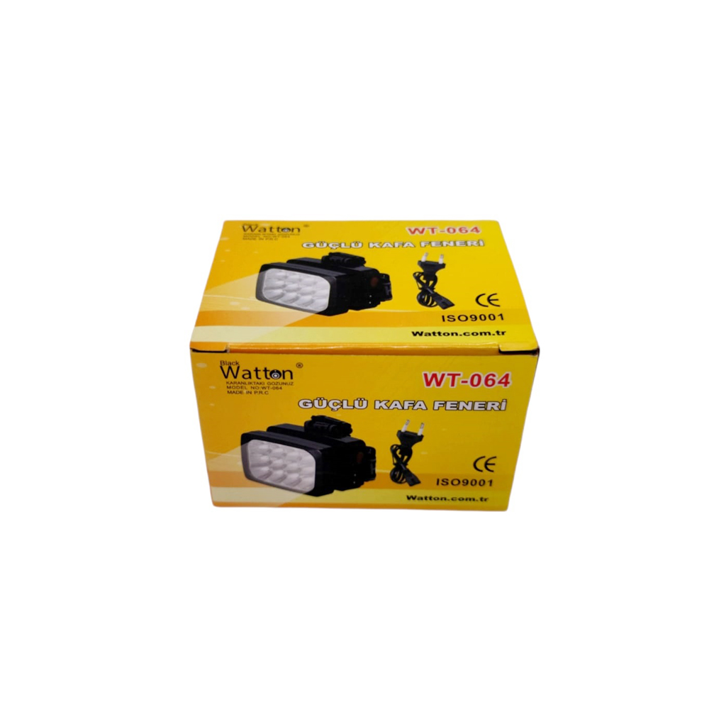 12 Ledli Güçlü Şarjlı Kafa Lambası WT-064 - Görsel 5