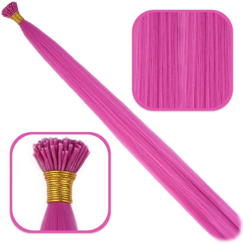 Fiber Sen Boncuk Kklık Renkli / Açık Fuşya / 100 Adet