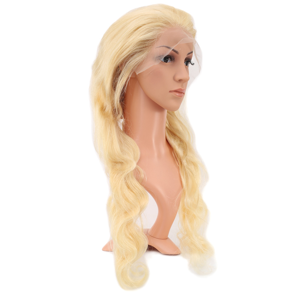 Gerçek Front Lace Daalı Platin Tül Peruk / 75/80cm - Görsel 2