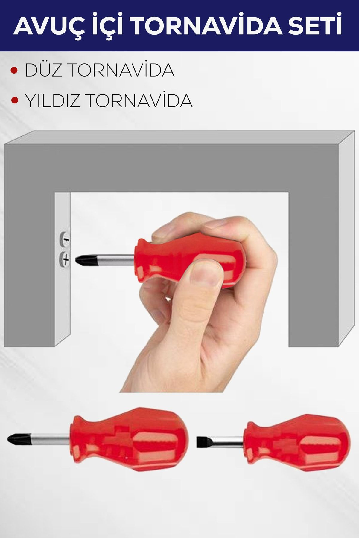 2'li uç Içi Tornida Seti Düz Yıldız - Görsel 2