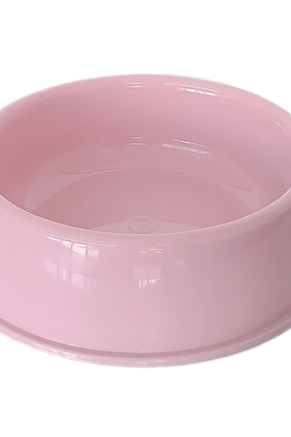 Kedi Köpek Plastik  Ve Su Kabı 20 cm - 200 ml Pembe