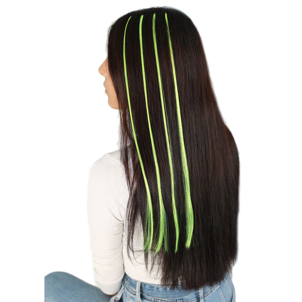 Fiber Sen Boncuk Kklık Renkli / Neon Sarı / 100 Adet - Görsel 2