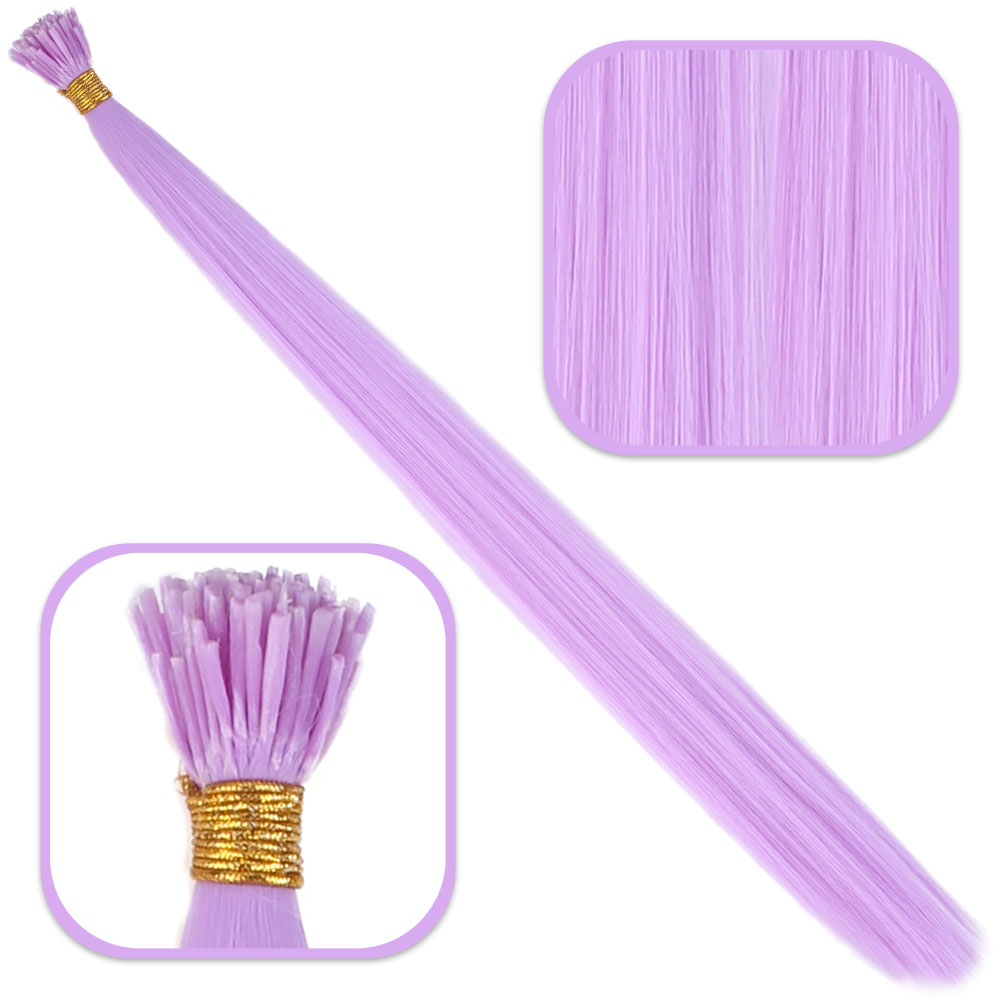 Fiber Sen Boncuk Kklık Renkli / Lila / 100 Adet