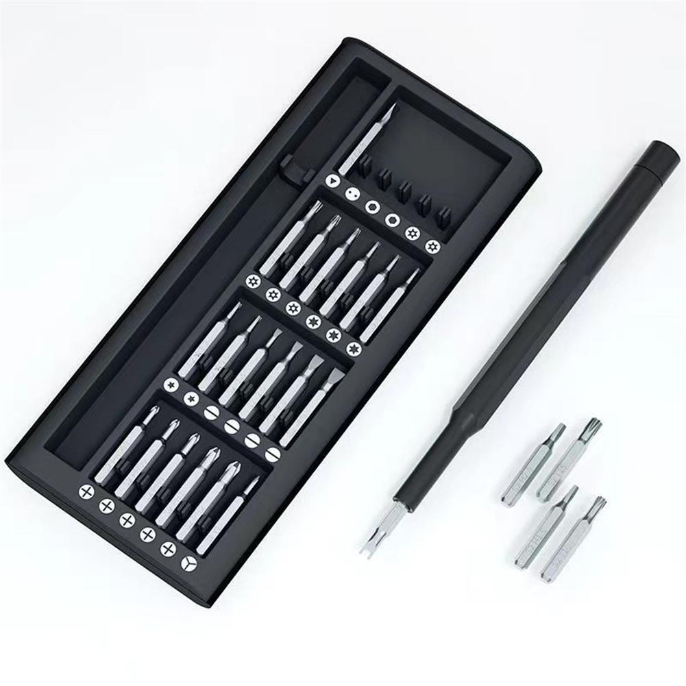 25 Parça Çok Fonksiyonlu Hassas Tornida Seti – Telefon Tablet Elektronik Tamir Tornida Seti - Görsel 5