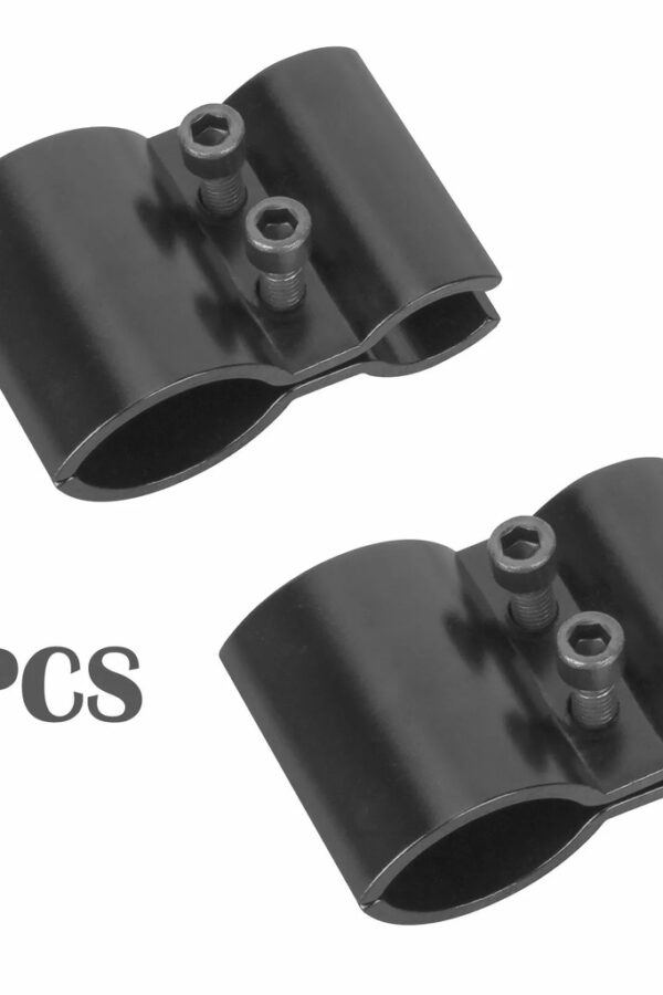 2x10mm 31mm Namlu Montaj Klip Taktik  Torch Sight Lazer Kapsam Kelepçe