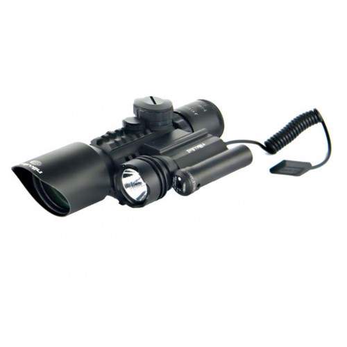 3-10x42 Zoomlu Dürbünü Lazer Fenerli M9 - Görsel 3