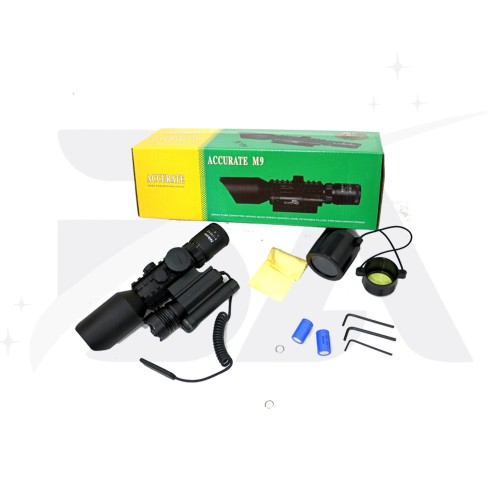 3-10x42 Zoomlu Dürbünü Lazer Fenerli M9 - Görsel 4