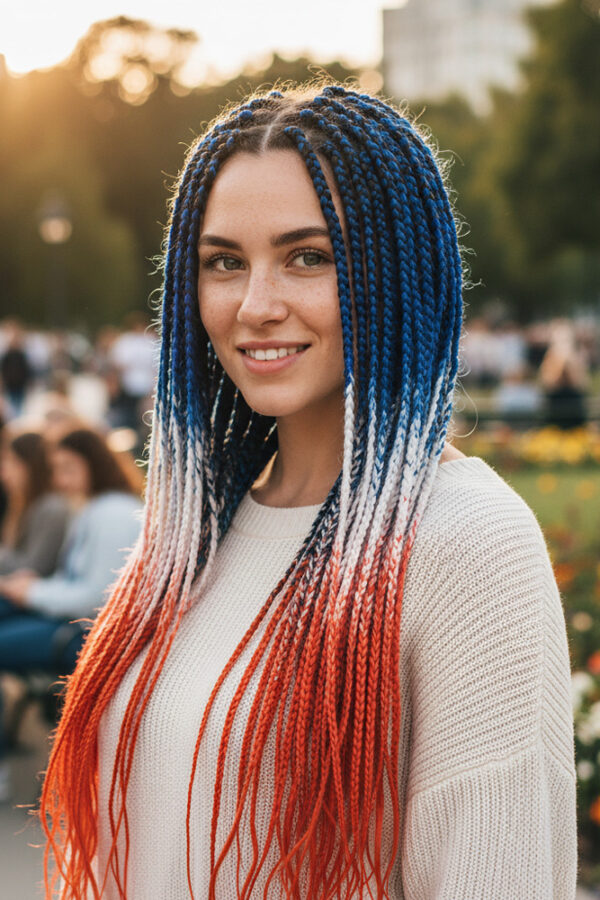Afrika Örgüsü Ve Rasta İçin Sen Ombreli  / Mi / Beyaz / Tcu