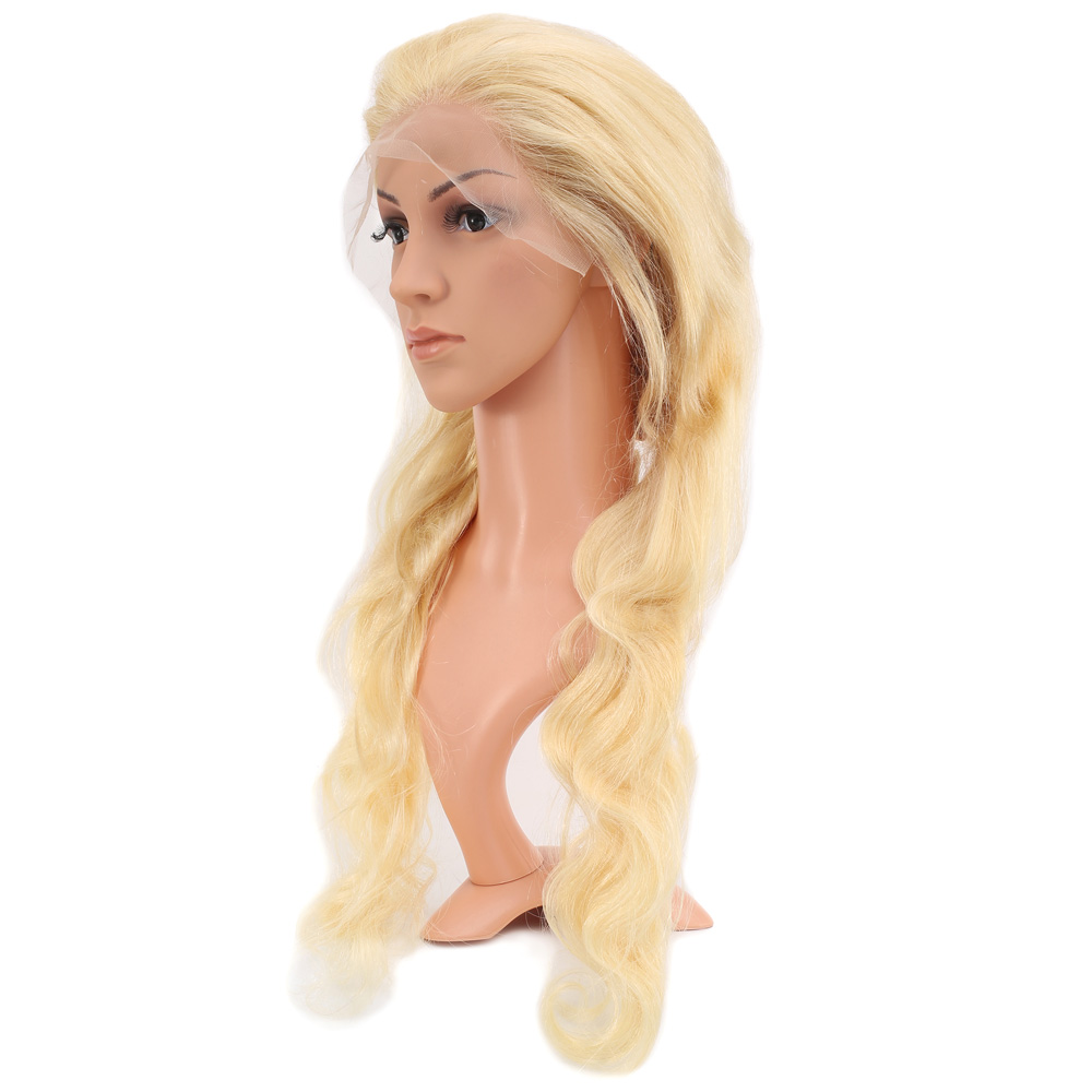 Gerçek Front Lace Daalı Platin Tül Peruk / 75/80cm - Görsel 3