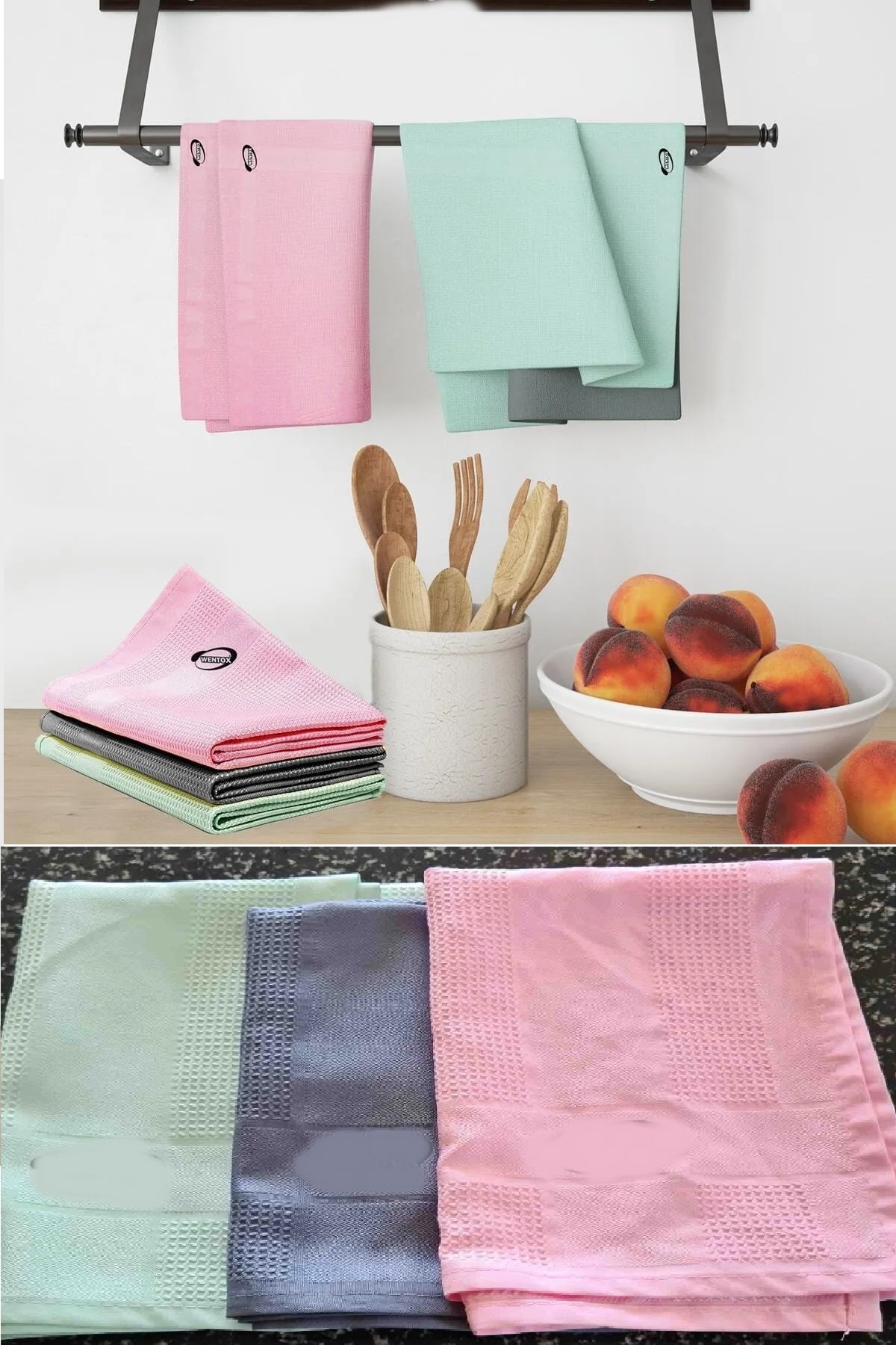 3 Adet Gerçek Mikrofiber Temizlik Bezi (40x60 cm) - İz Bırakmaz Cam Ev Temizlik Bezi