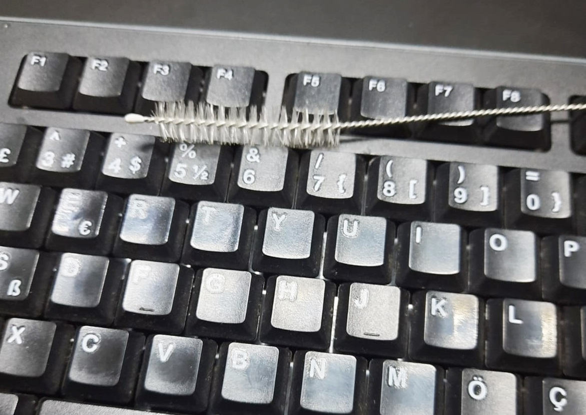 3 Lü Pratik Fırça Esnek Bükülebilir Klye Mouse Arası Temizlik Fırçası - Görsel 3