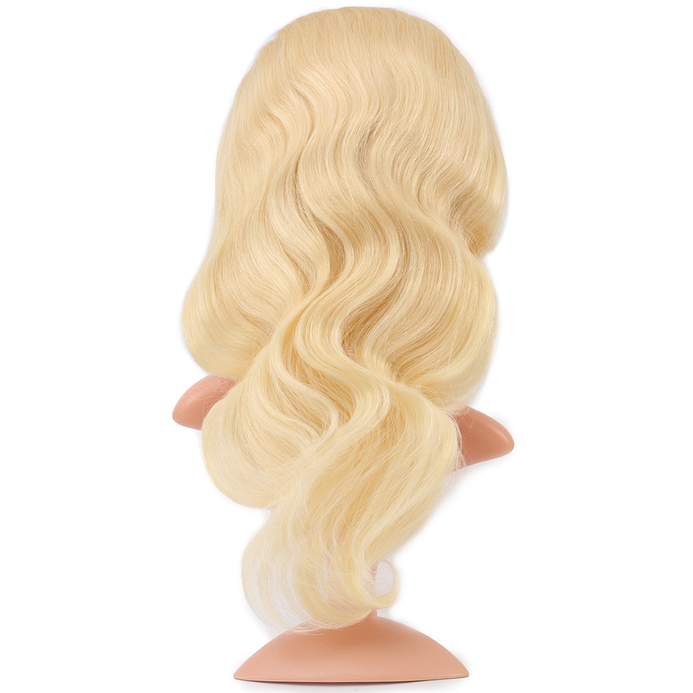 Gerçek Front Lace Daalı Platin Tül Peruk / 60/65cm - Görsel 4