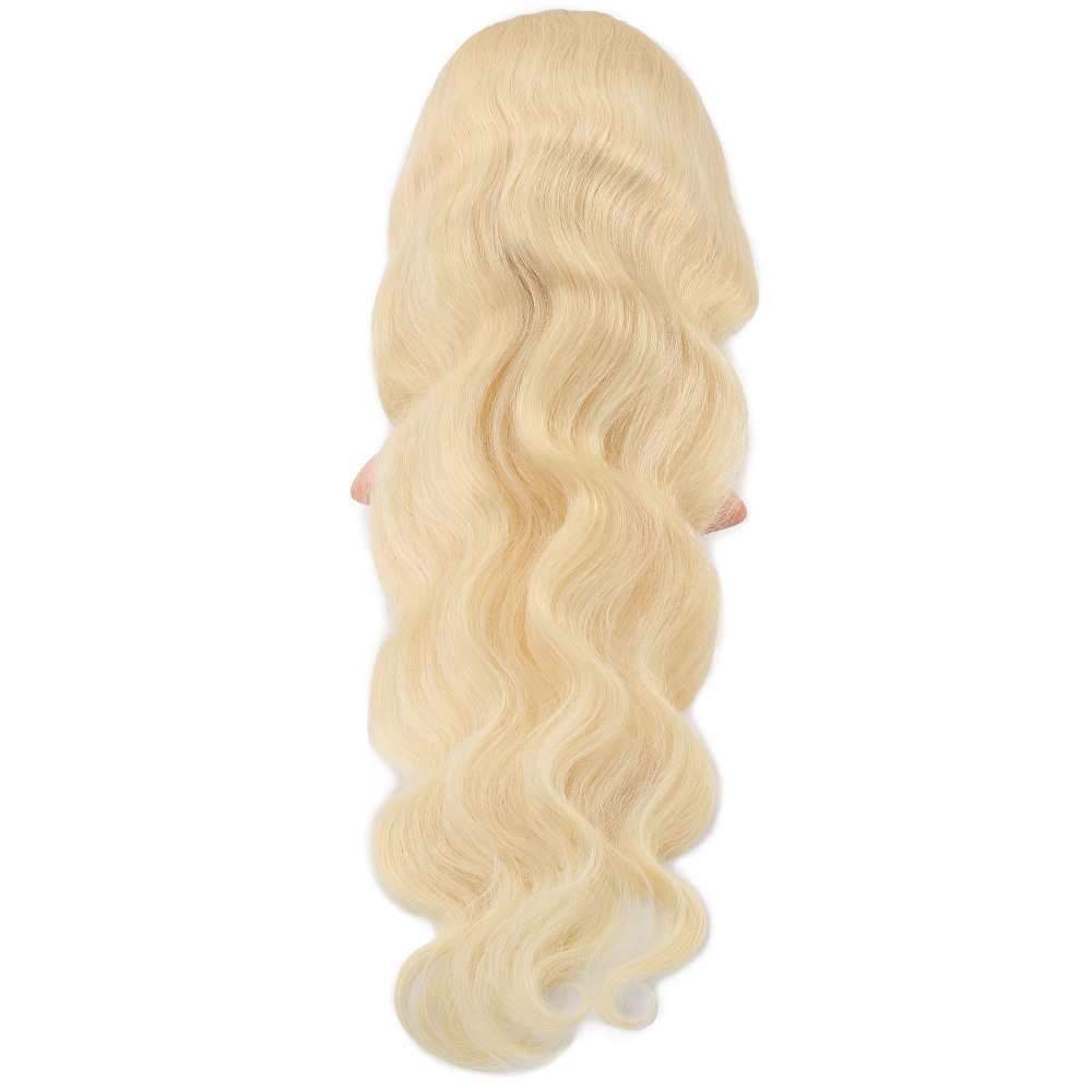 Gerçek Front Lace Daalı Platin Tül Peruk / 80/85cm - Görsel 4