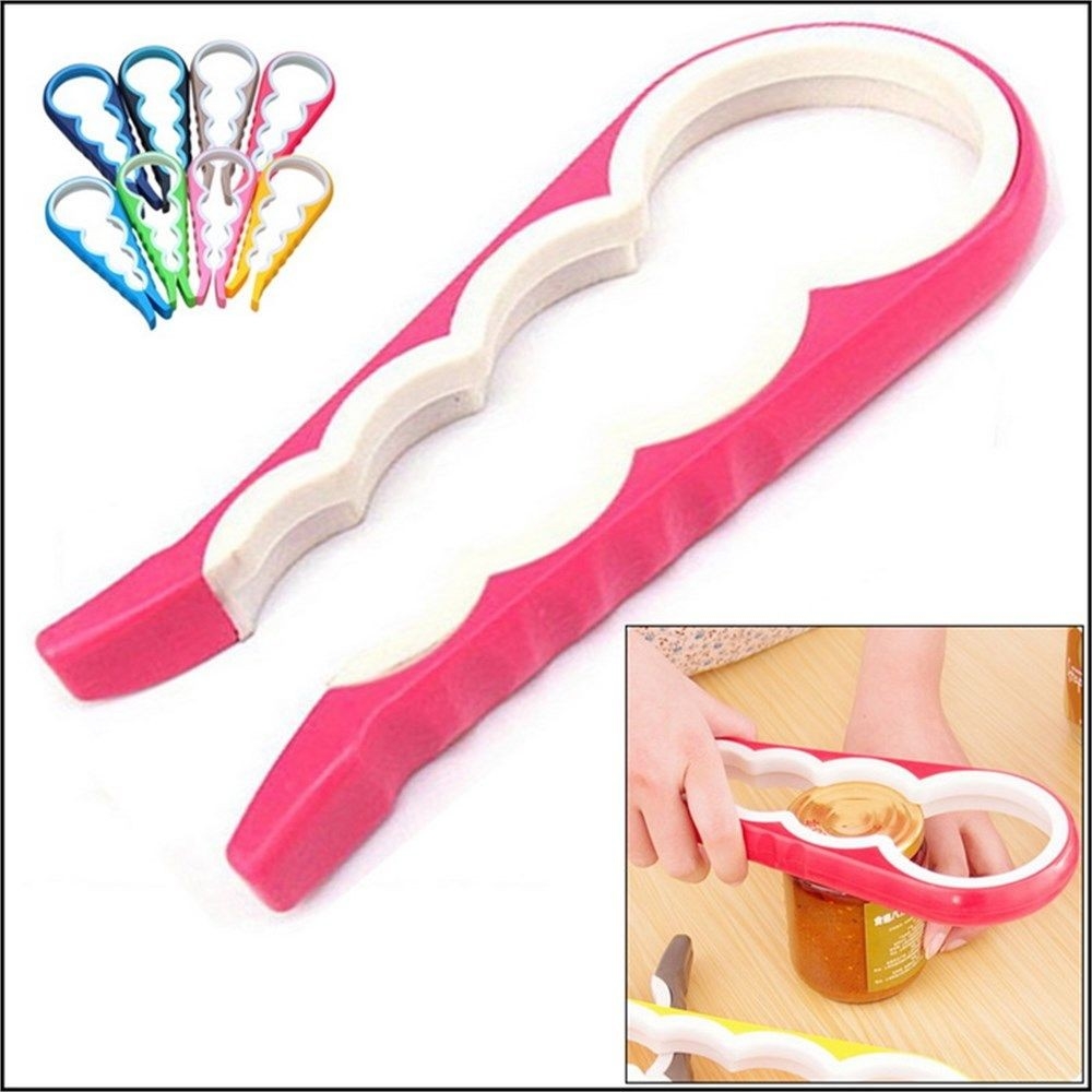 4 Fonksiyonlu Plastik - Şişe Kanoz Kapağı Açma Aparatı - Görsel 2