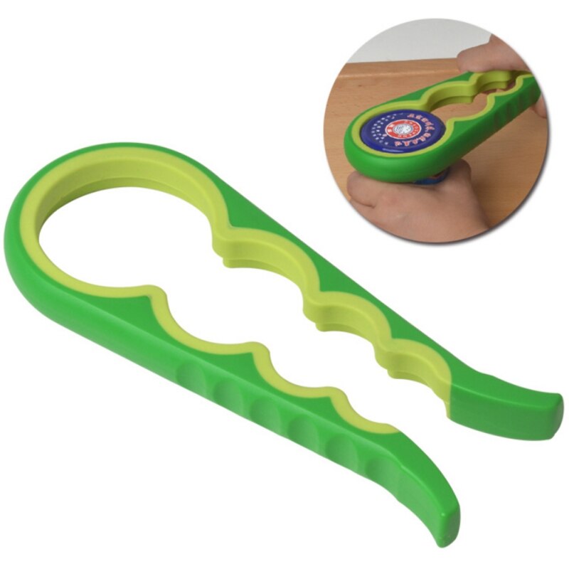 4 Fonksiyonlu Plastik - Şişe Kanoz Kapağı Açma Aparatı - Görsel 4