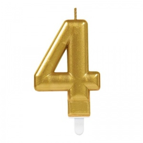 4 Rakam  Gold Renk