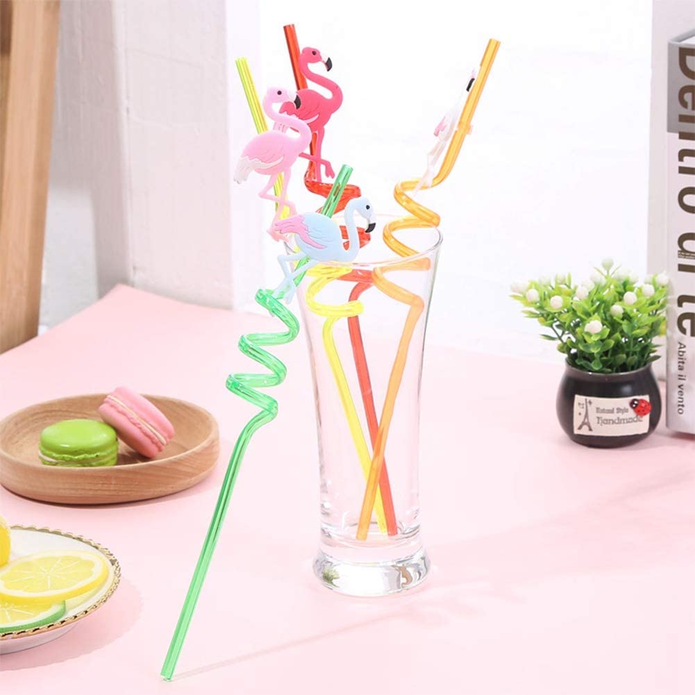 5 Parça Renkli Pipet Seti - Emojili Kokteyl- Çuk Pipeti Temizleme Fırçalı - Görsel 5