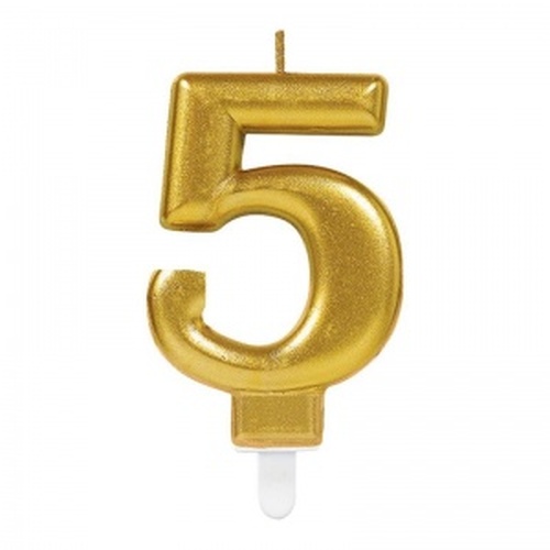 5 Rakam  Gold Renk