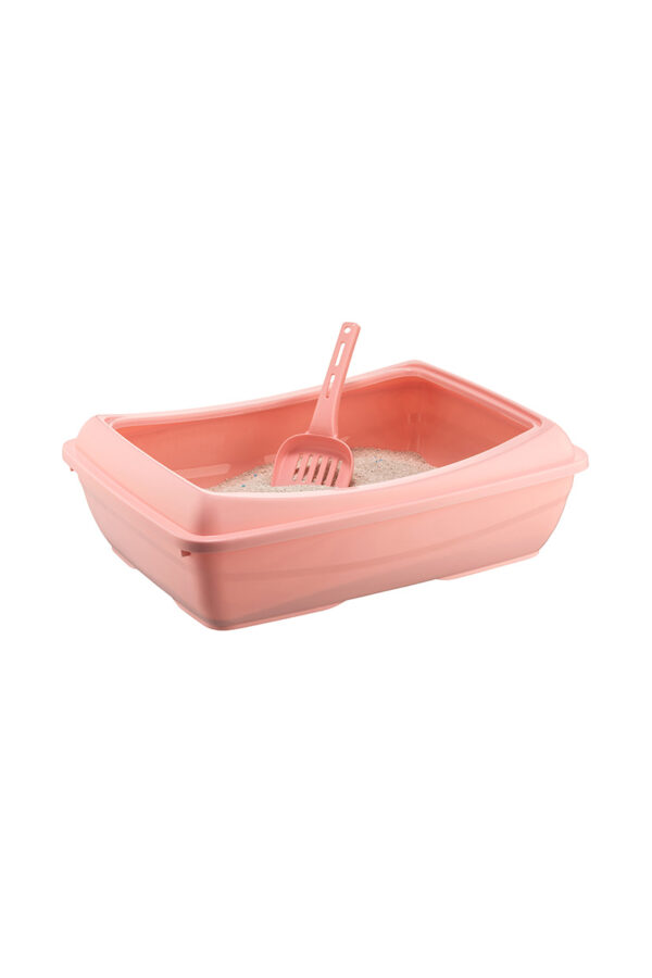 Açık Kedi Tuvalet Kum Kabı 12*37*50 cm Karışık Renklerde