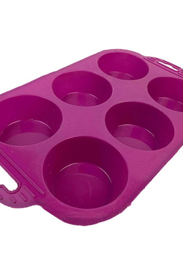 6 Bölmeli  Muffin Kek Kalıbı