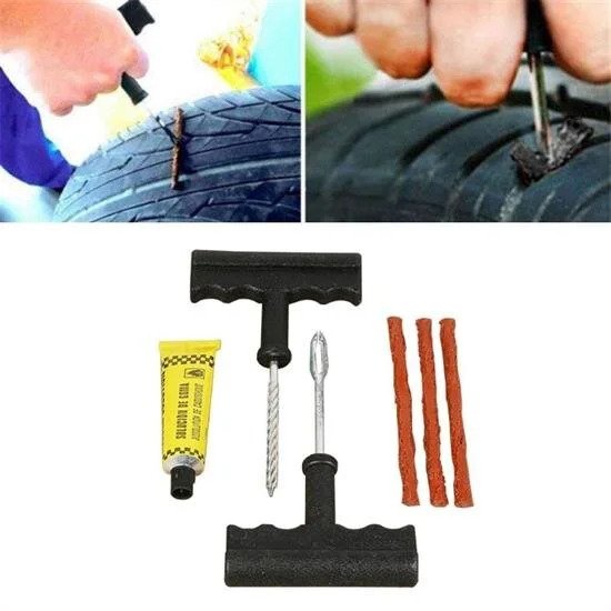 6 Parça  Motosiklet Otomobil Bisiklet Lastik Tamir Kiti Araç Bakım Seti