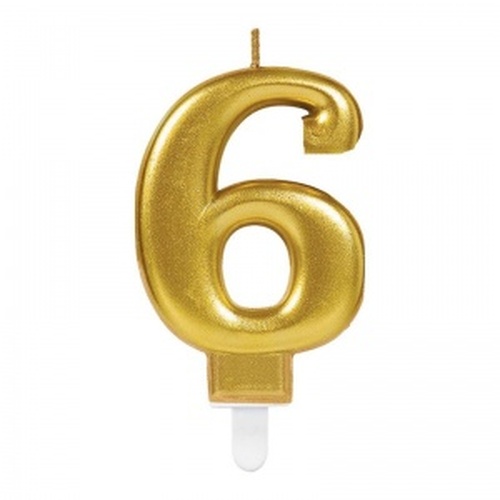 6 Rakam  Gold Renk